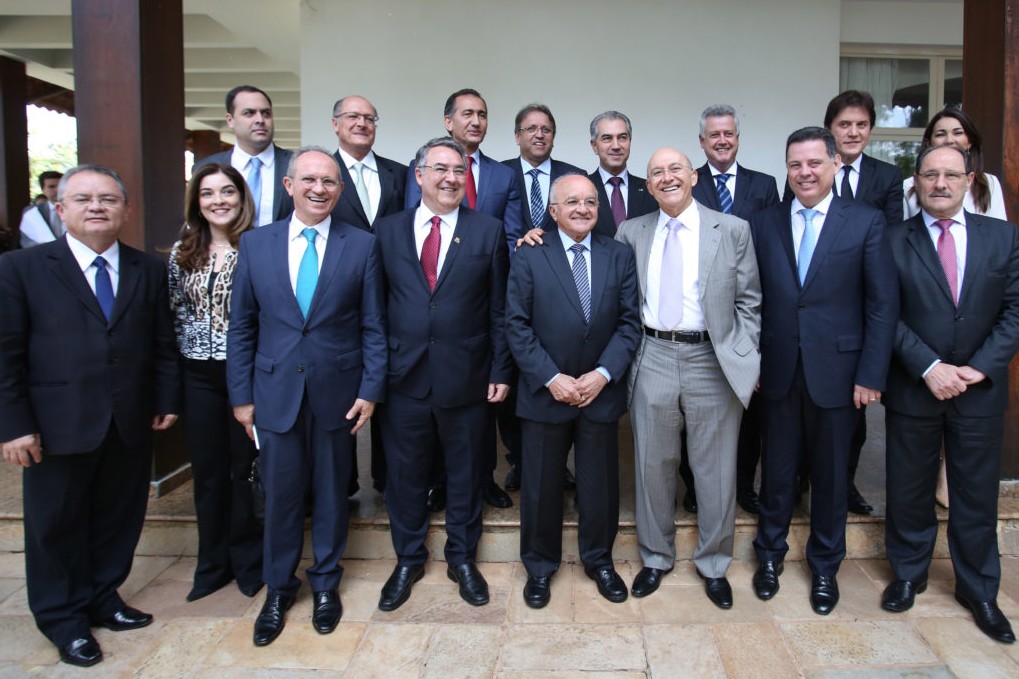 Grupo de governadores brasileiros. Foto: Dênio Simões/ Agência Brasília